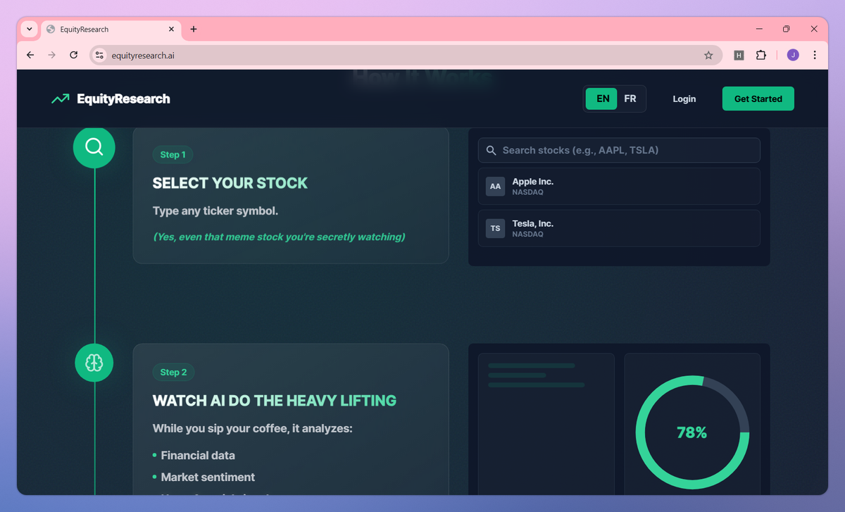 EquityResearch screenshot #2