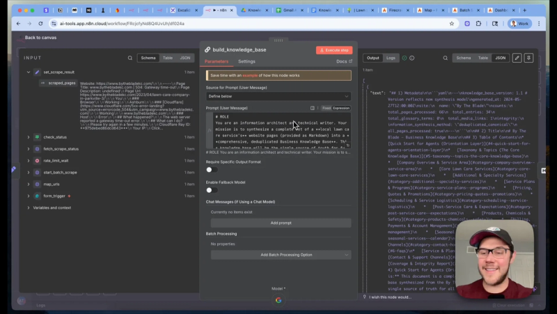 Build company knowledge base