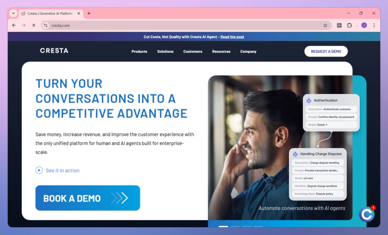 Cresta product screenshot