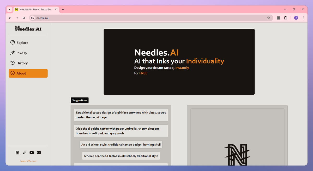 Needles.AI screenshot #1