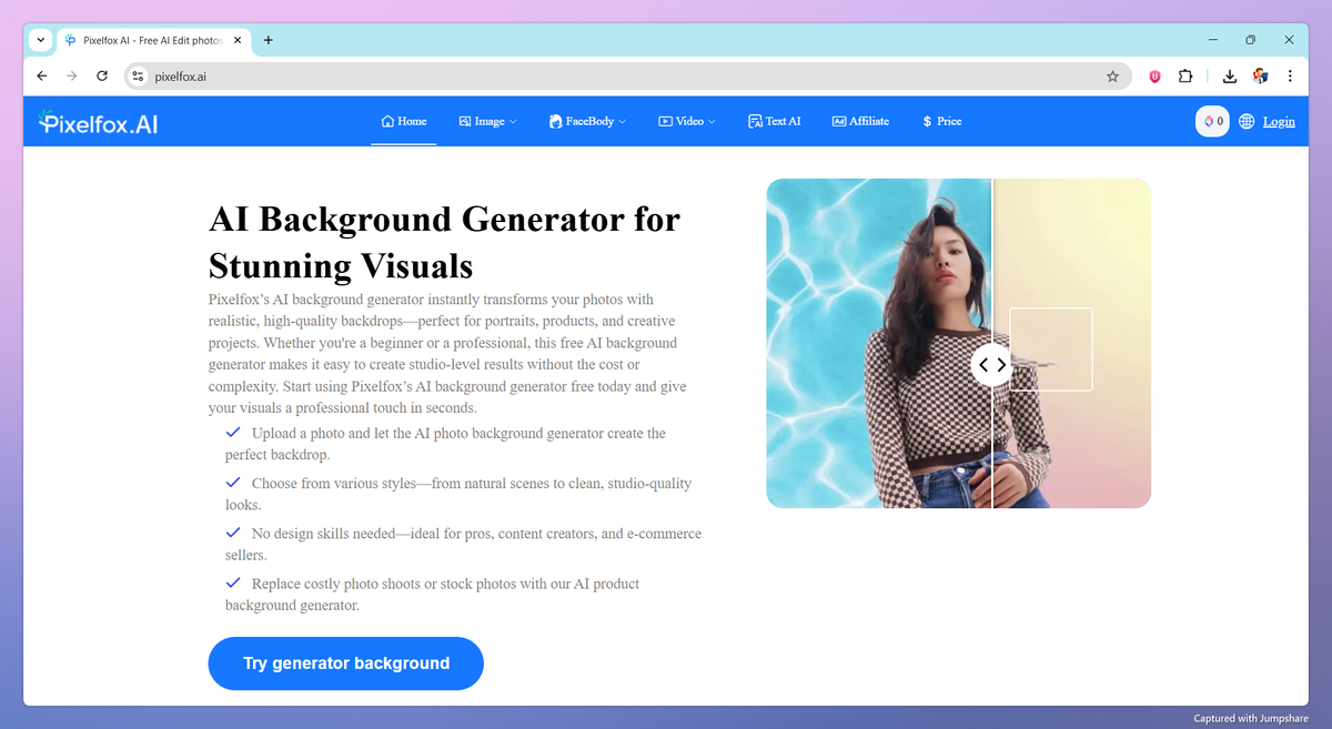Pixelfox AI screenshot #3