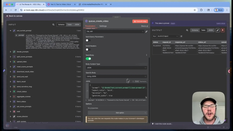 FAL AI API request
