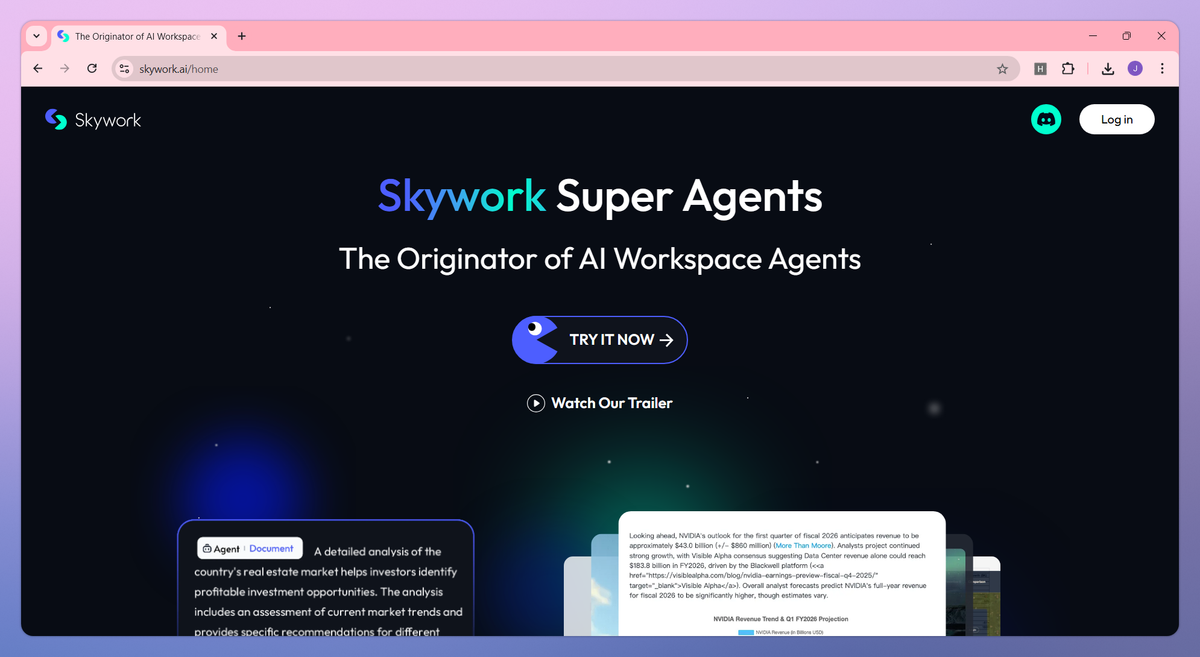 Skywork screenshot #1