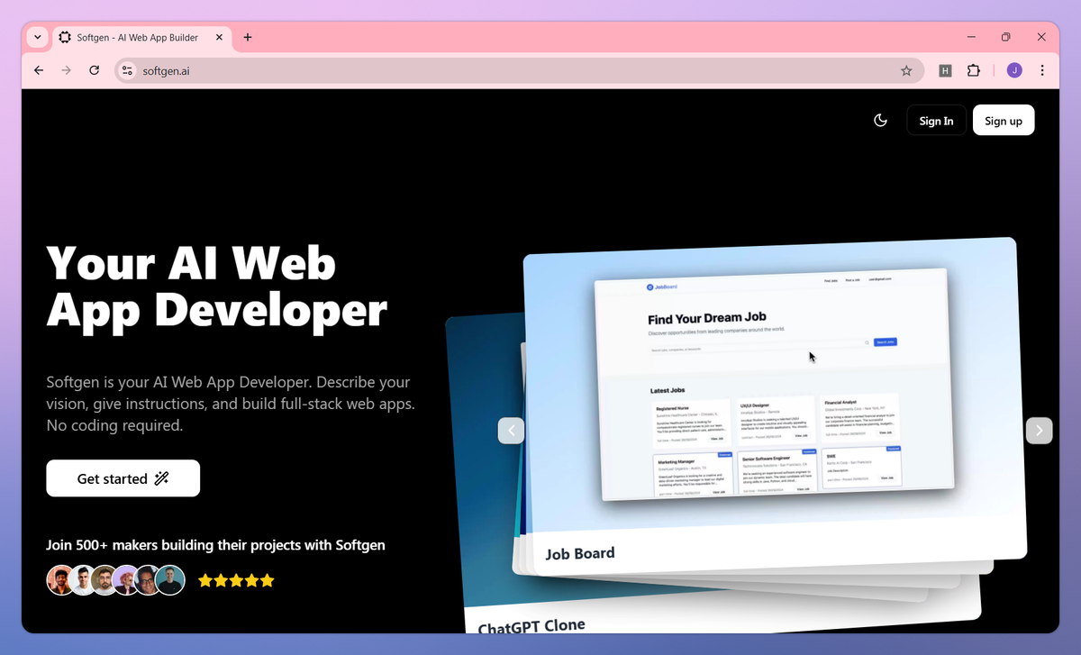 Softgen screenshot #1