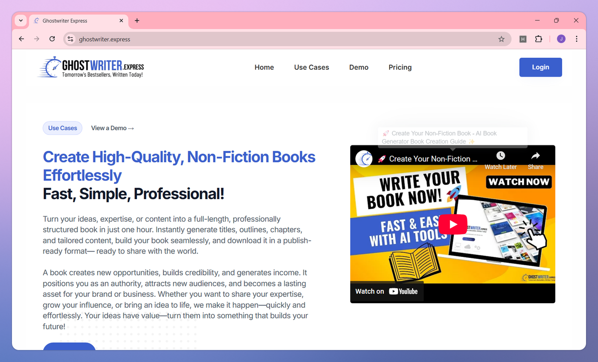 Ghostwriter Express screenshot #1