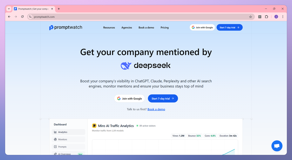 Promptwatch screenshot #1