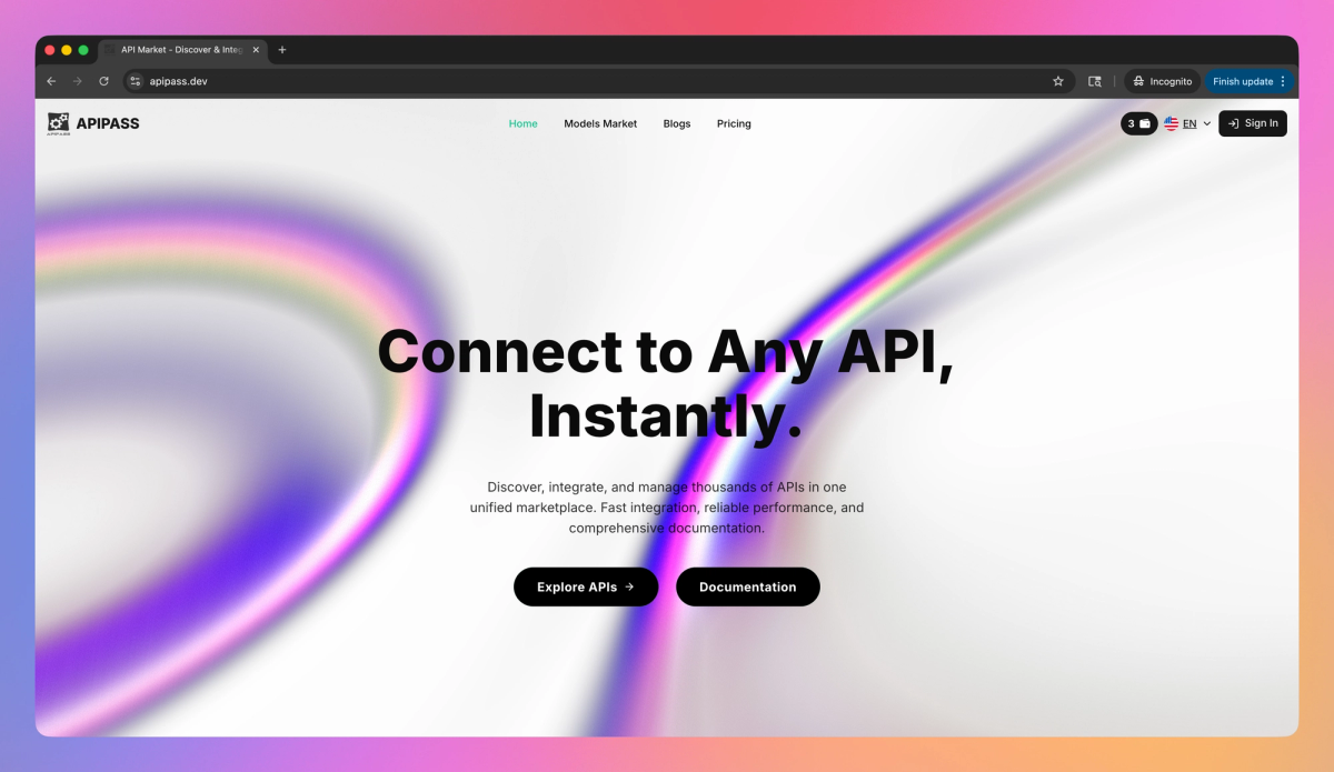 API Market screenshot
