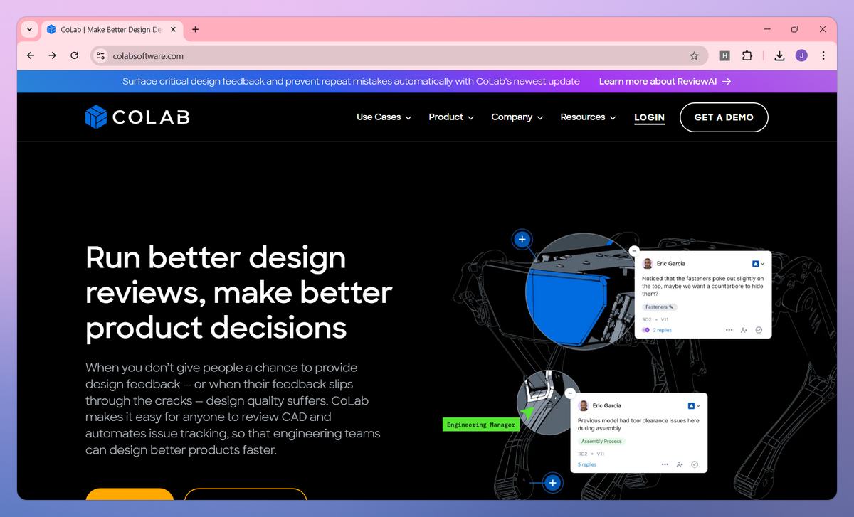 CoLab screenshot #1