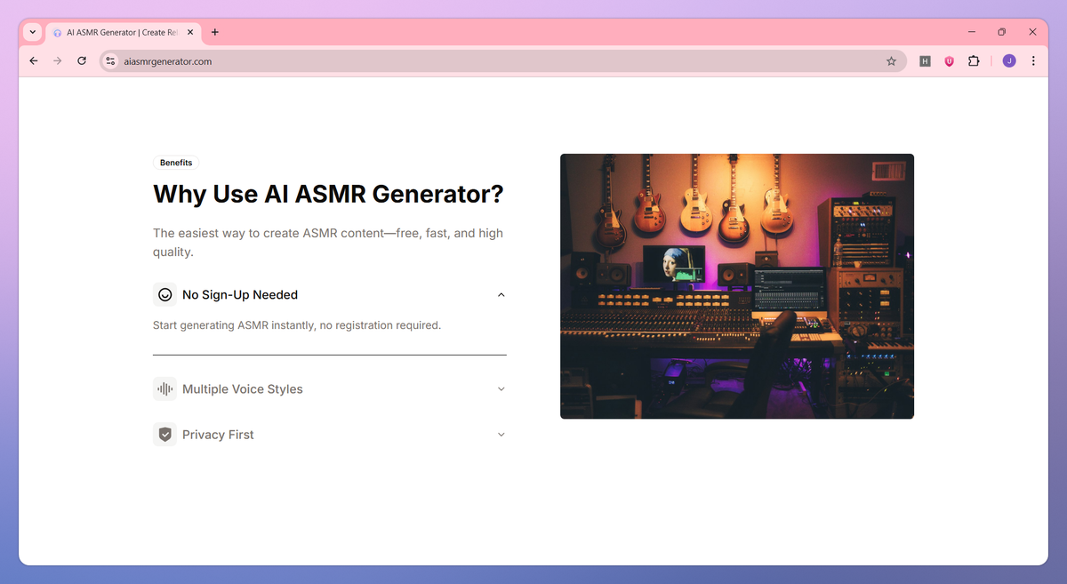 AI ASMR Generator screenshot #3