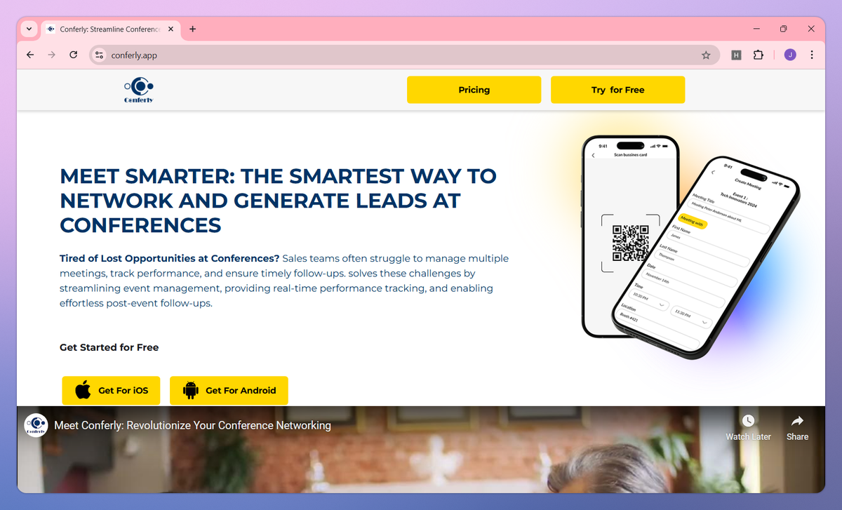 Conferly screenshot #1