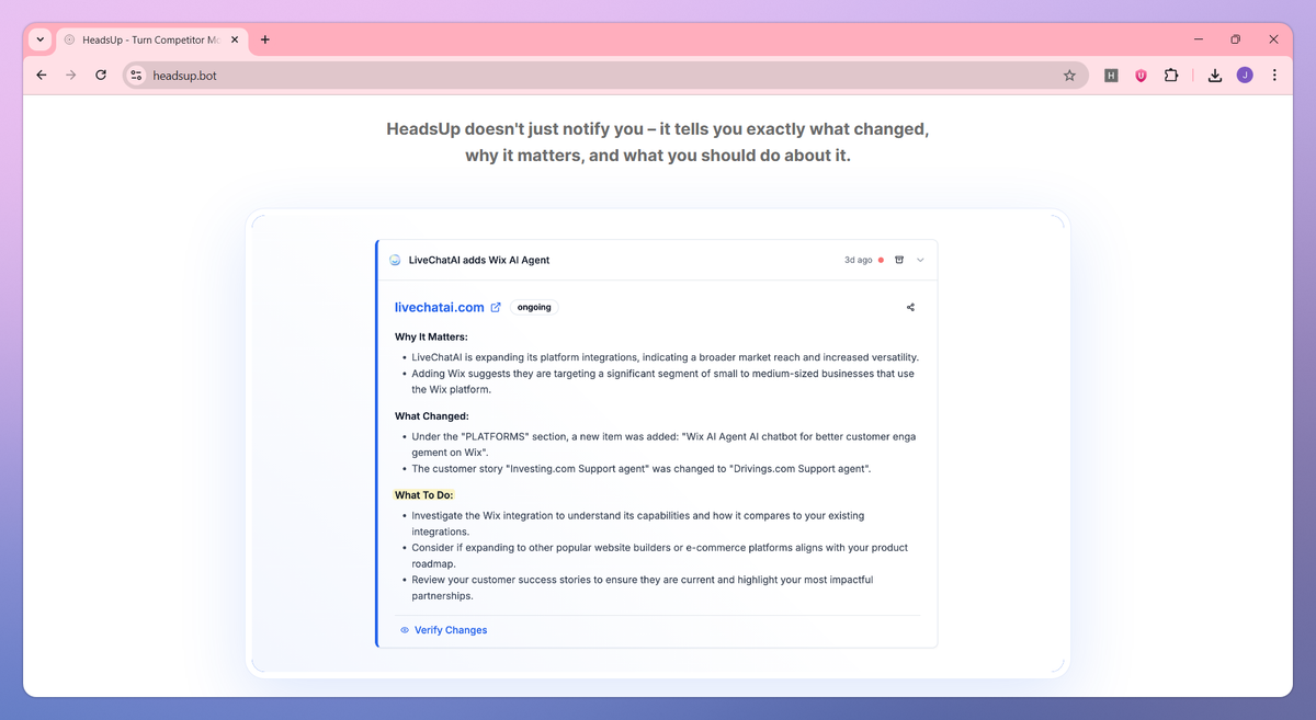 HeadsUp screenshot #3