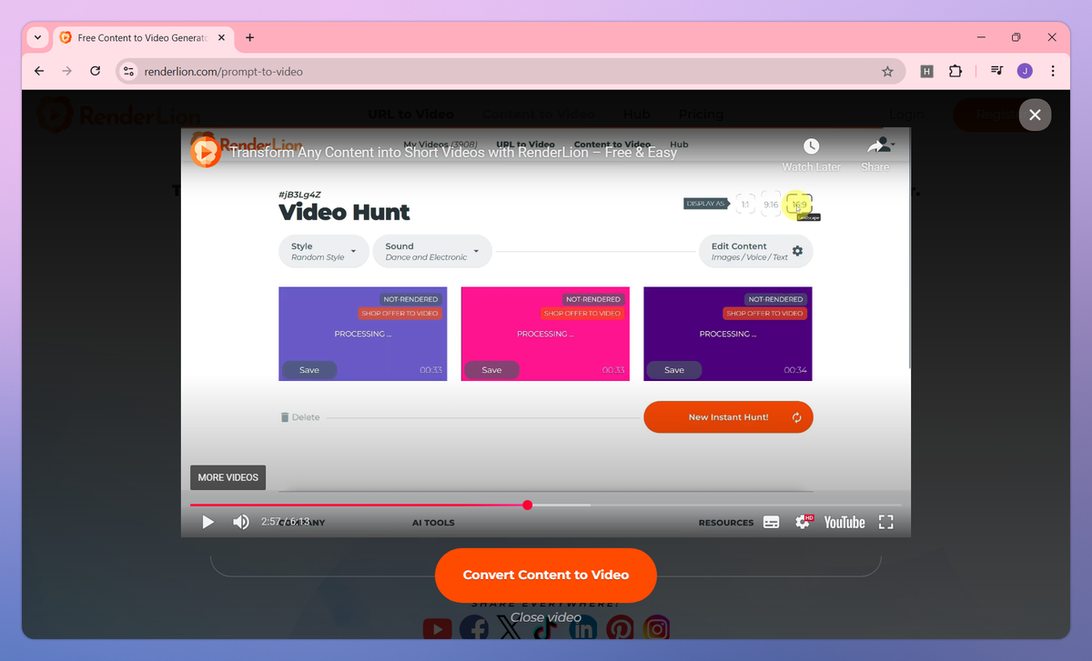RenderLion screenshot #3