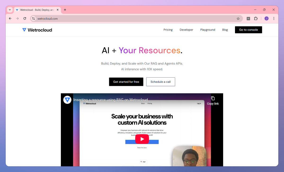 Wetrocloud screenshot #1