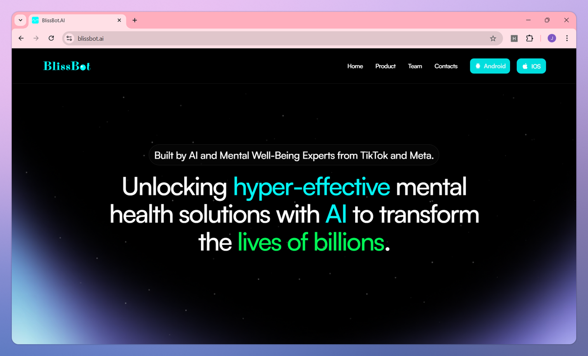 BlissBot.AI screenshot #1
