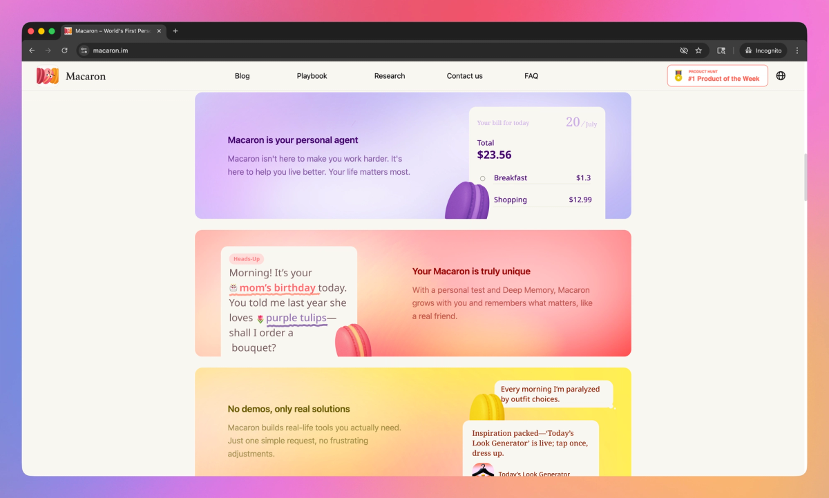 Macaron screenshot #2