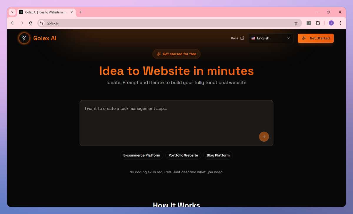 Golex AI screenshot #1