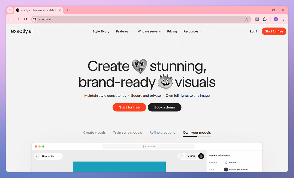 exactly.ai screenshot #1