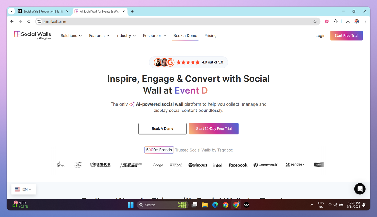 Social Walls screenshot #1