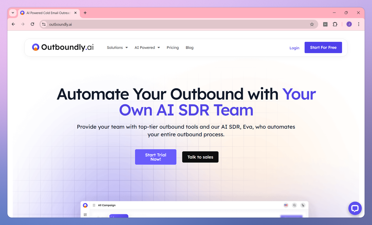 Outboundly screenshot #1