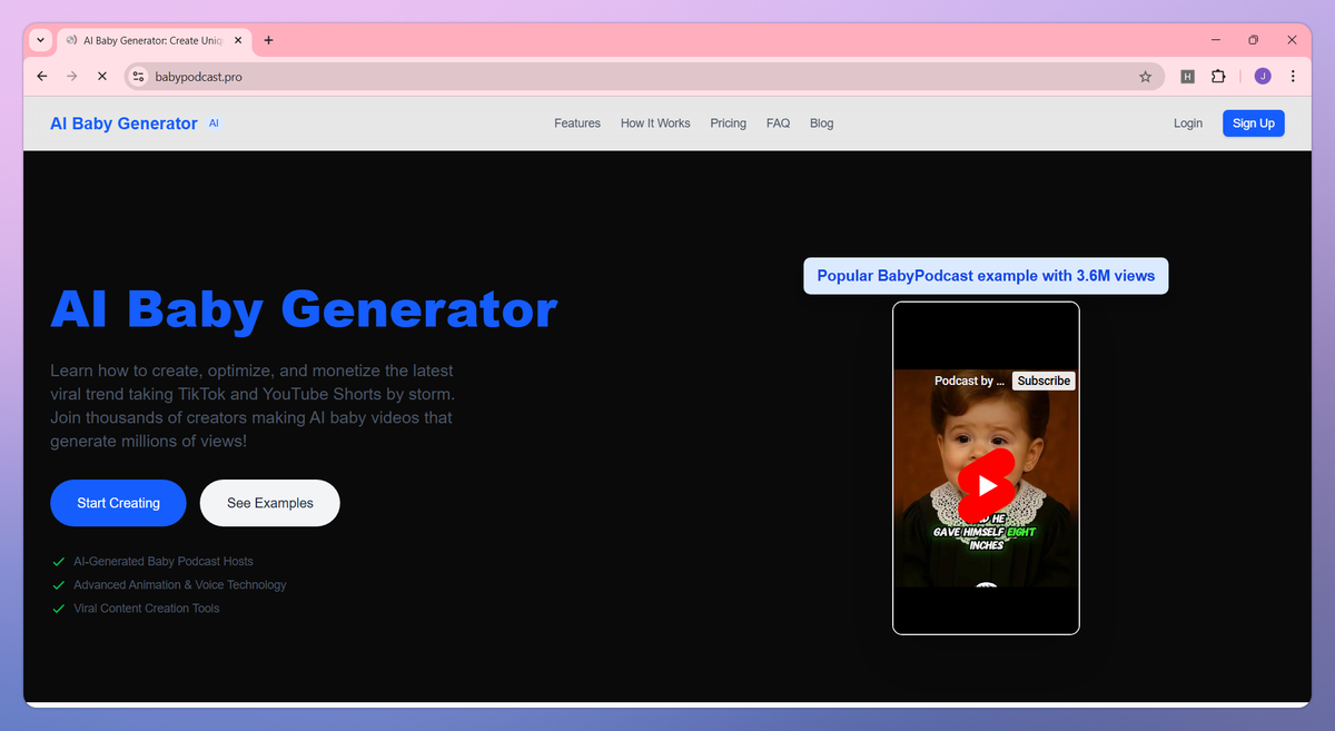AI Baby Podcast screenshot #1