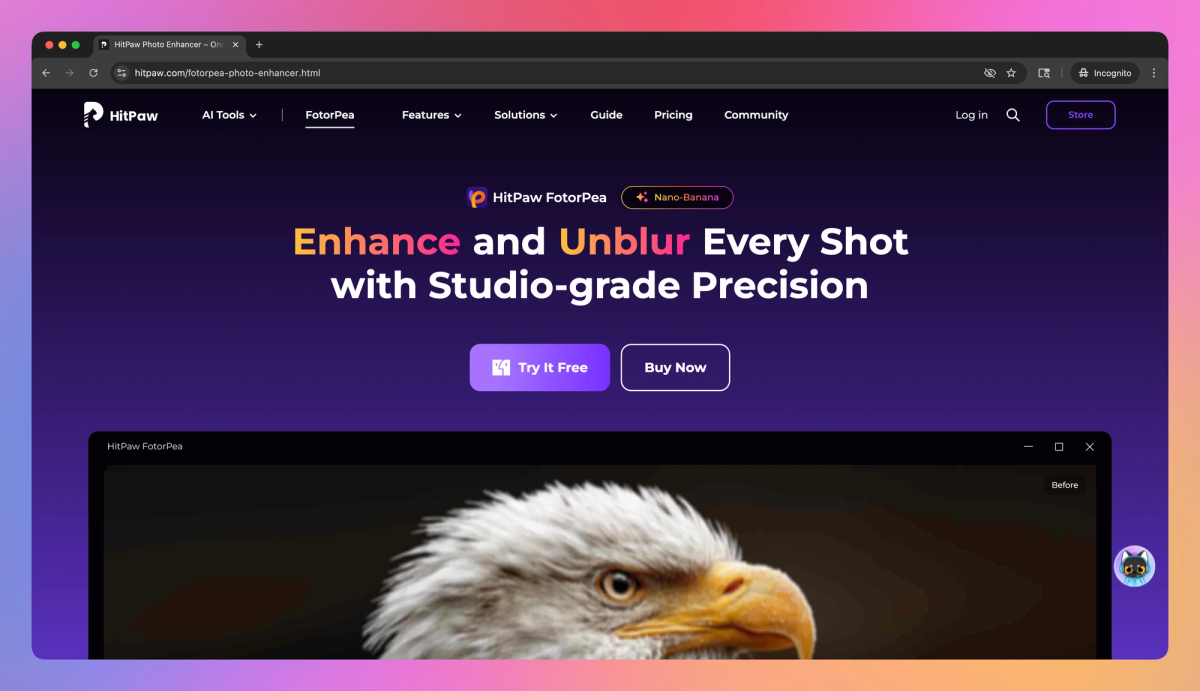 HitPaw FotorPea screenshot #1