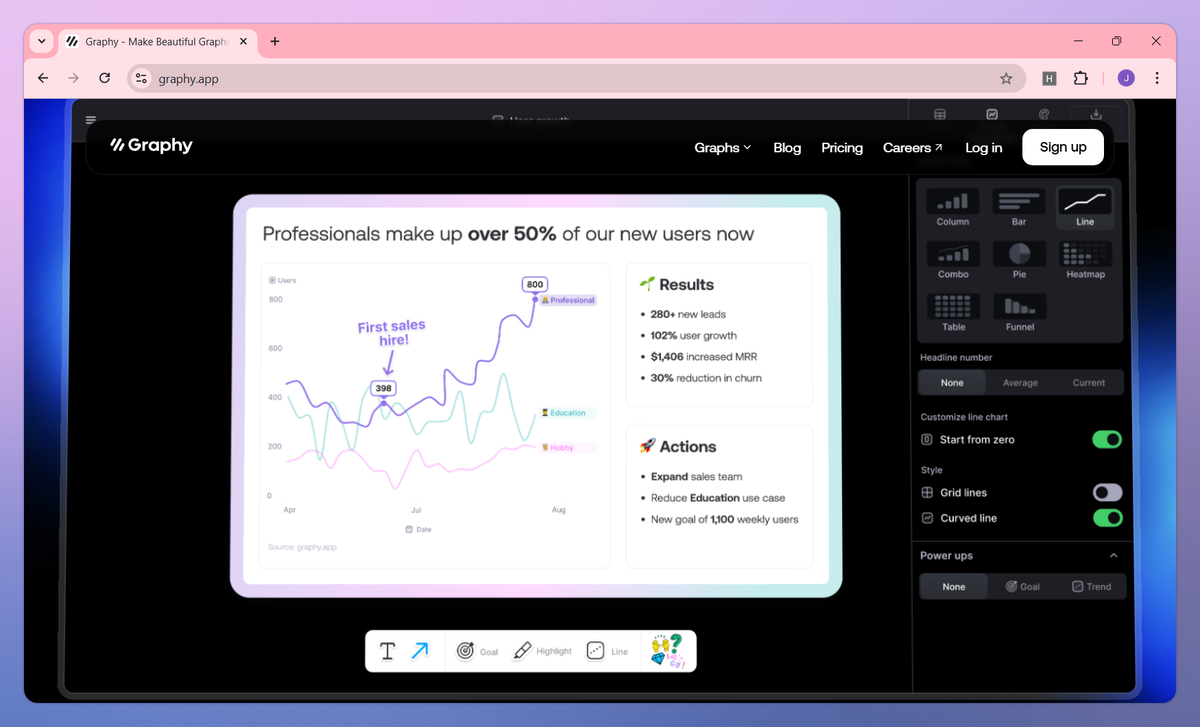 Graphy screenshot #2