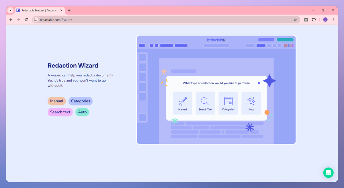 Redactable screenshot #3