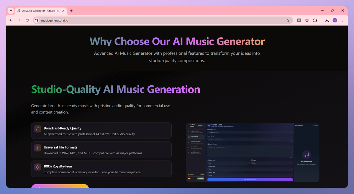 AI Music Generator screenshot #3