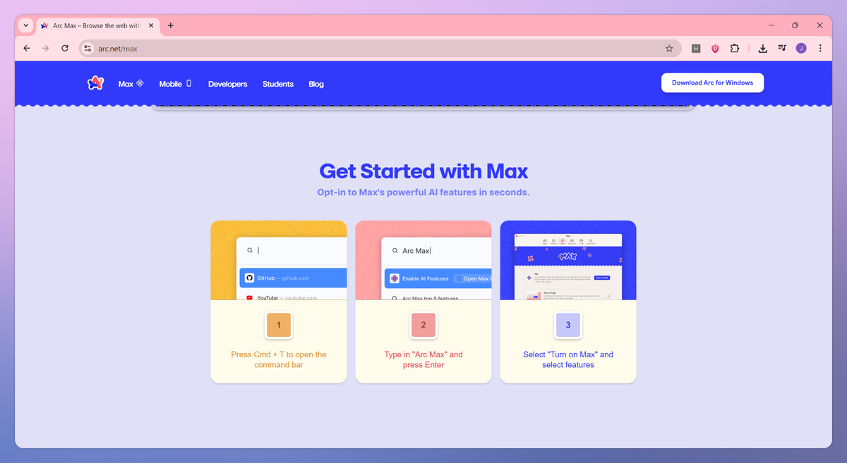 Arc Max screenshot #3