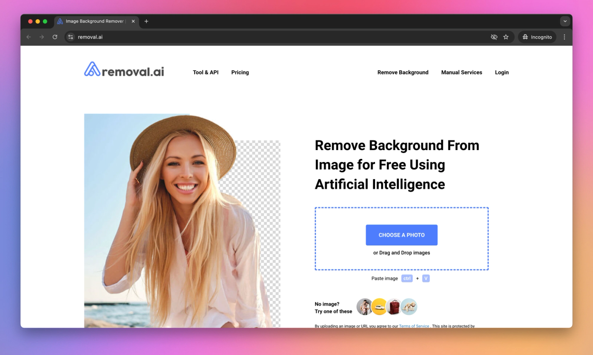 removal.ai screenshot #1