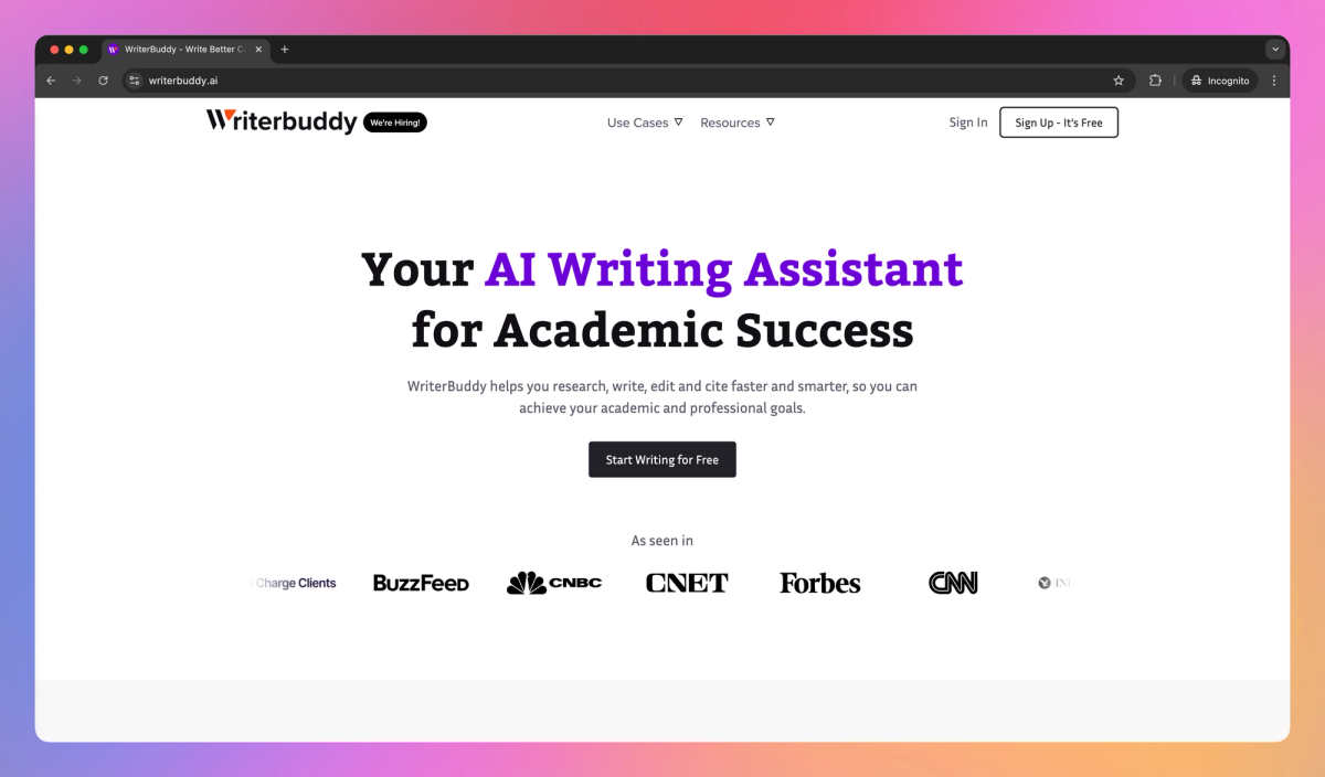 WriterBuddy screenshot #1