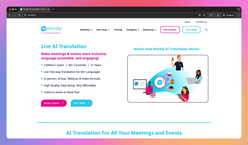 Wordly product screenshot