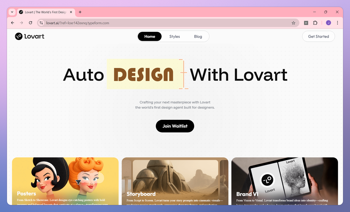 Lovart screenshot #1