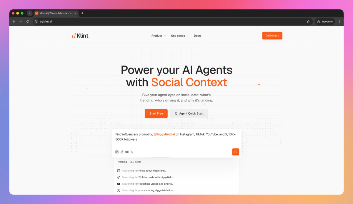 Klint screenshot #1