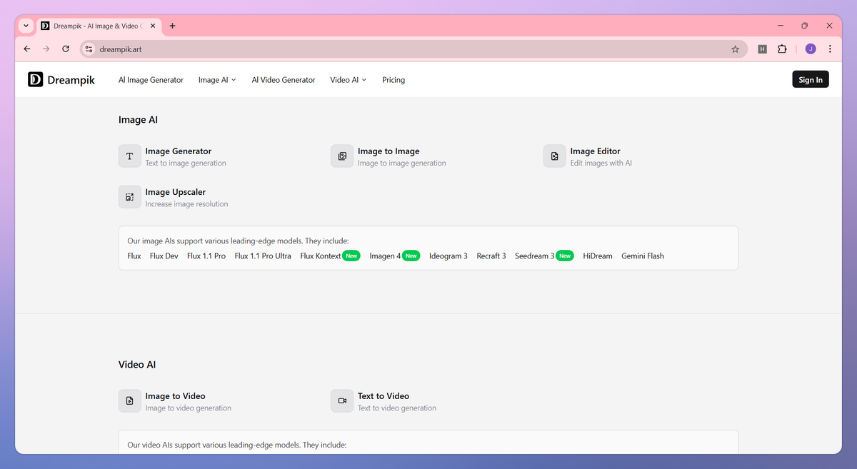 Dreampik screenshot #2