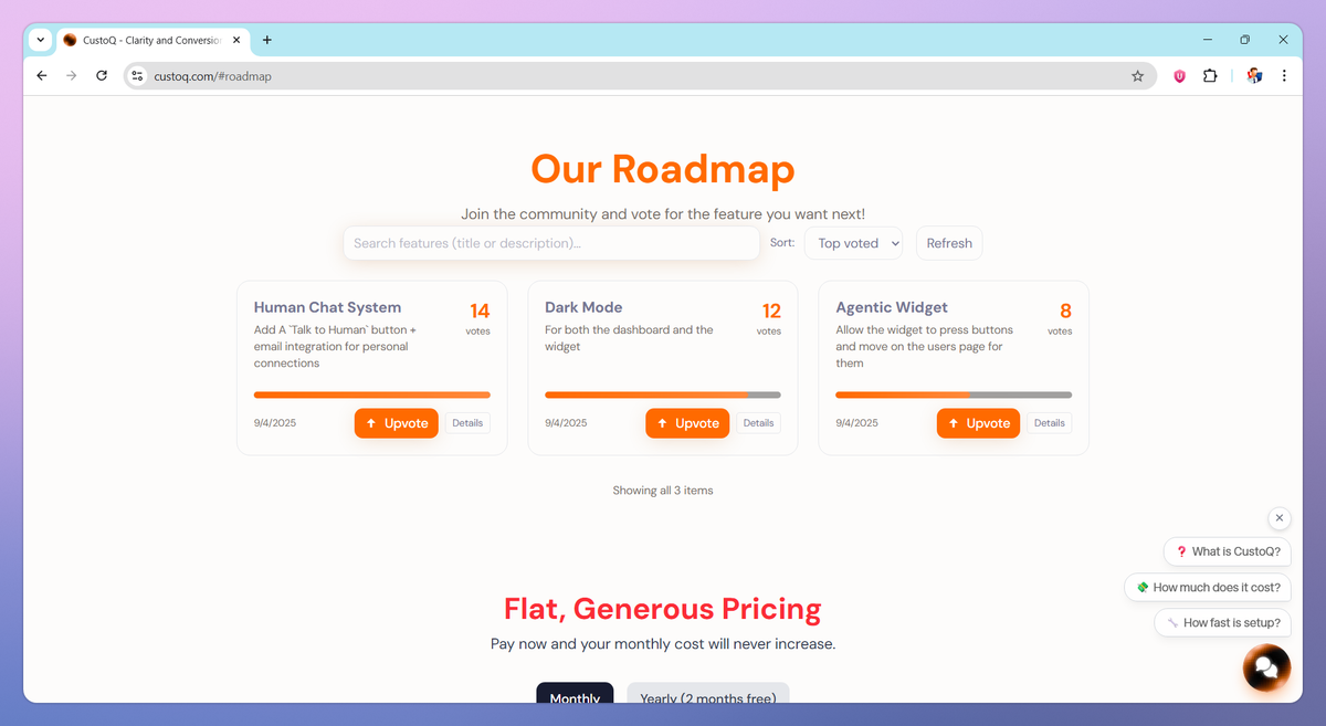 CustoQ screenshot #2