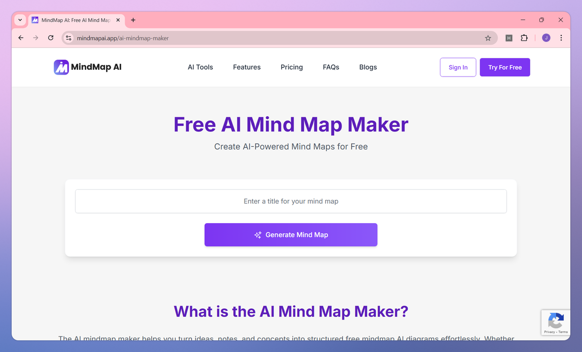 MindMap AI screenshot #1