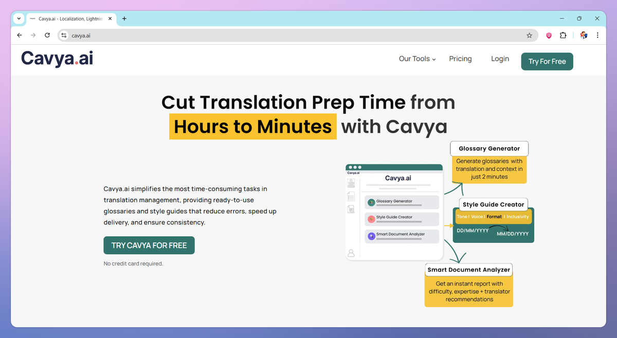 Cavya.ai screenshot #1