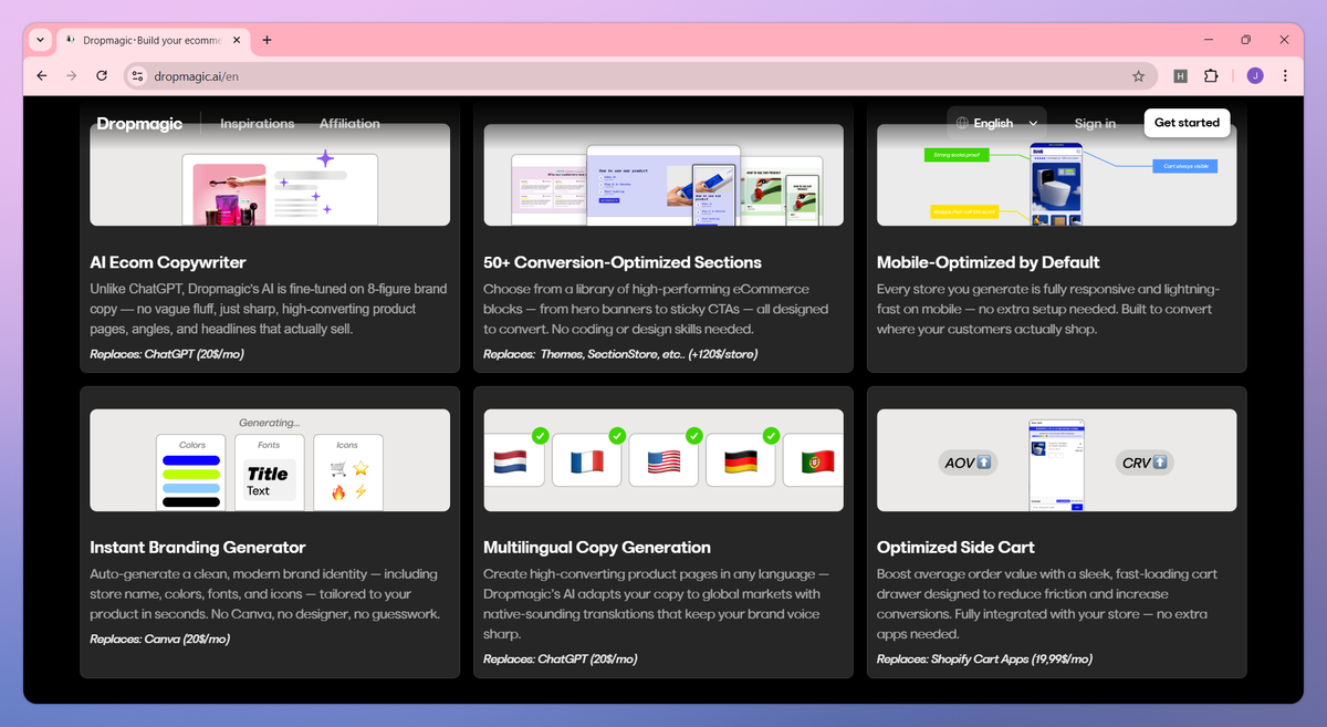 Dropmagic screenshot #3