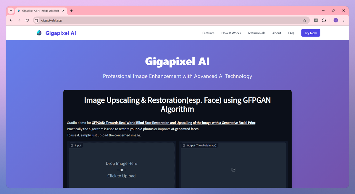 Gigapixel AI screenshot #1