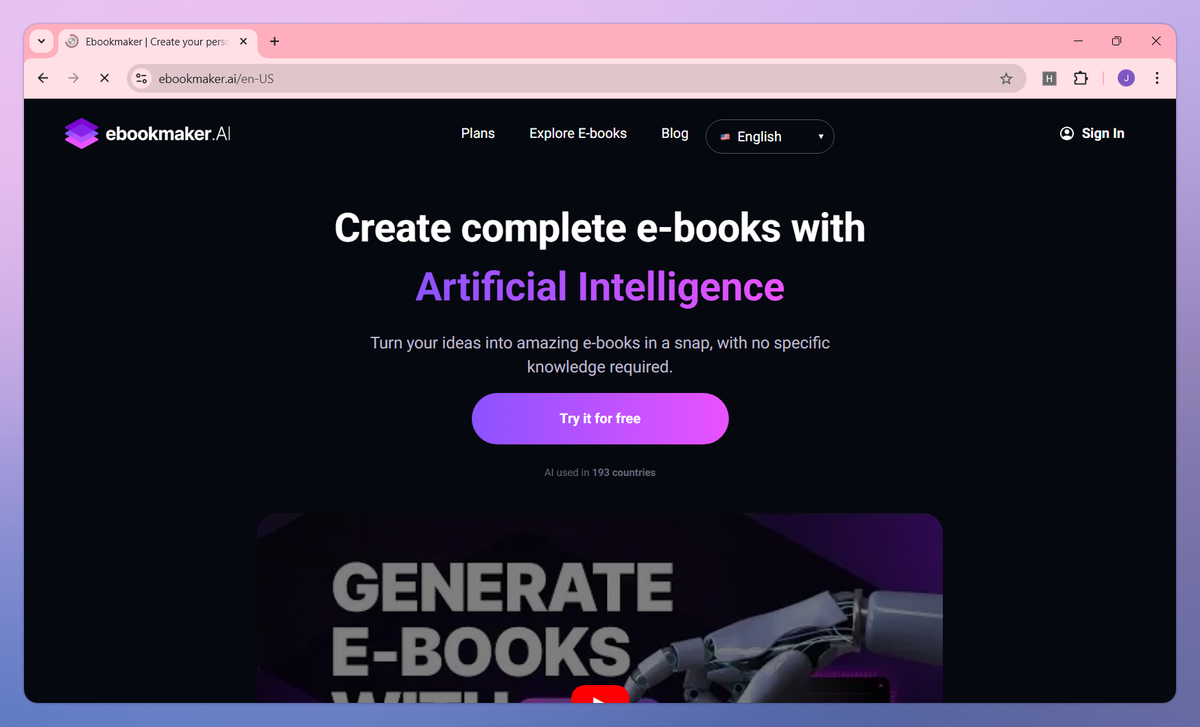 Ebookmaker screenshot #1