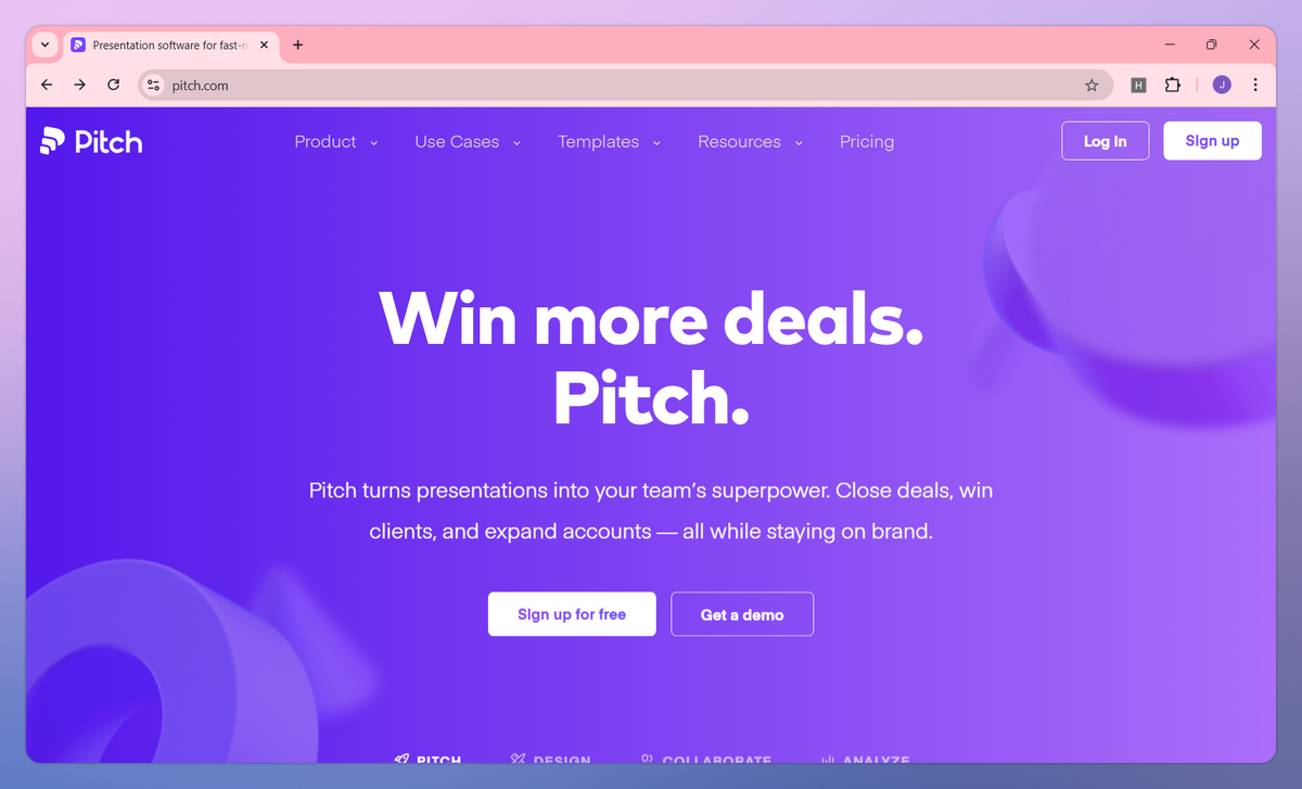 Pitch screenshot #1