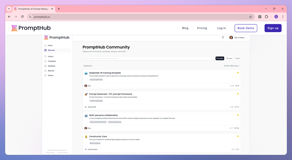 PromptHub screenshot #2