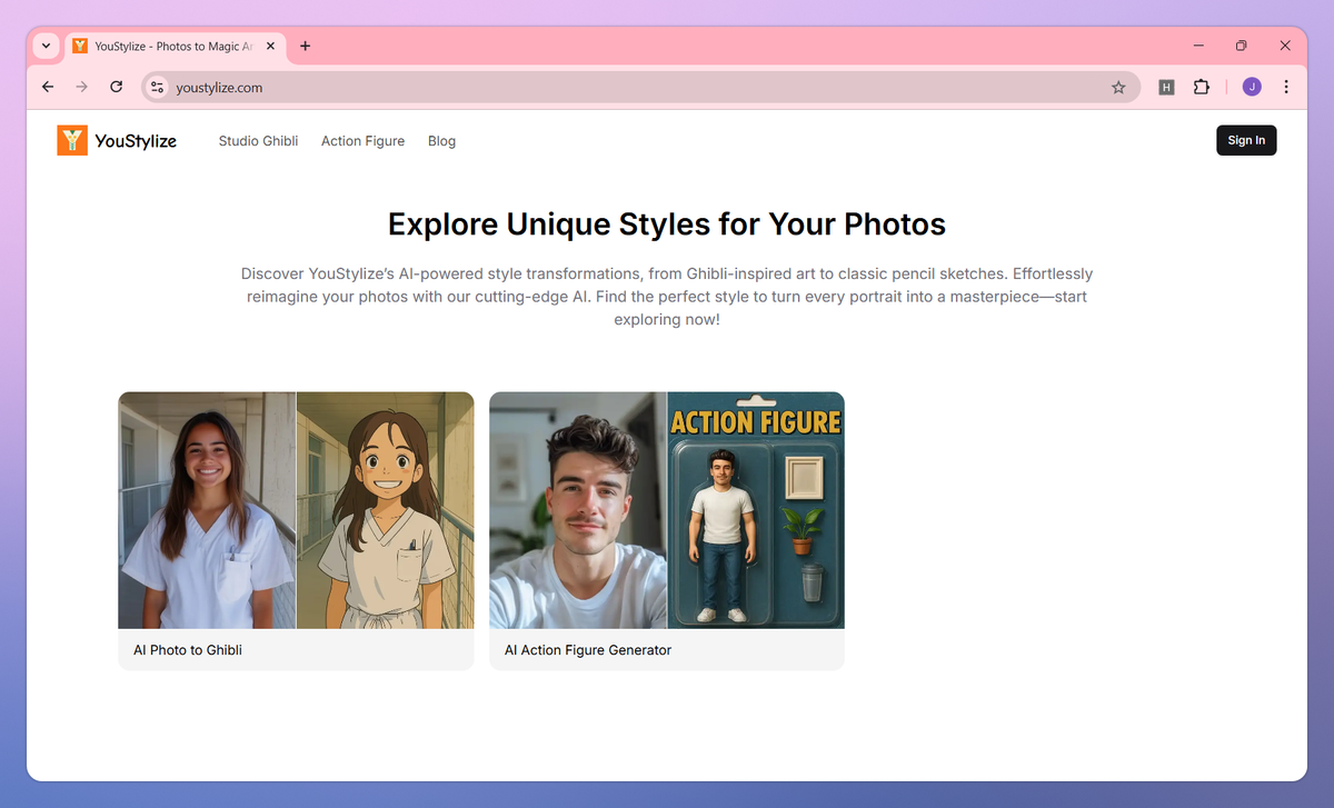 YouStylize screenshot #2