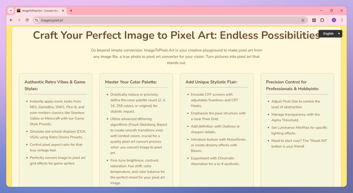 ImageToPixel.Art screenshot #2