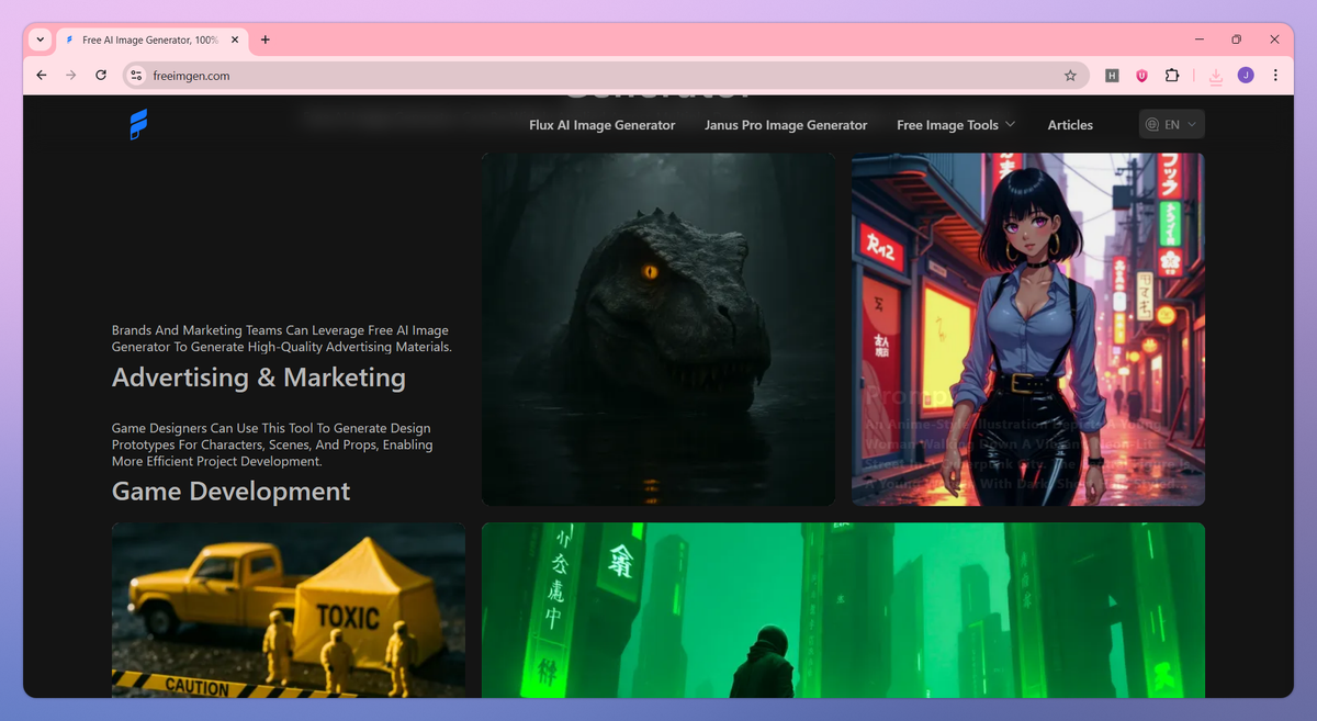 Free AI Image Generator screenshot #2