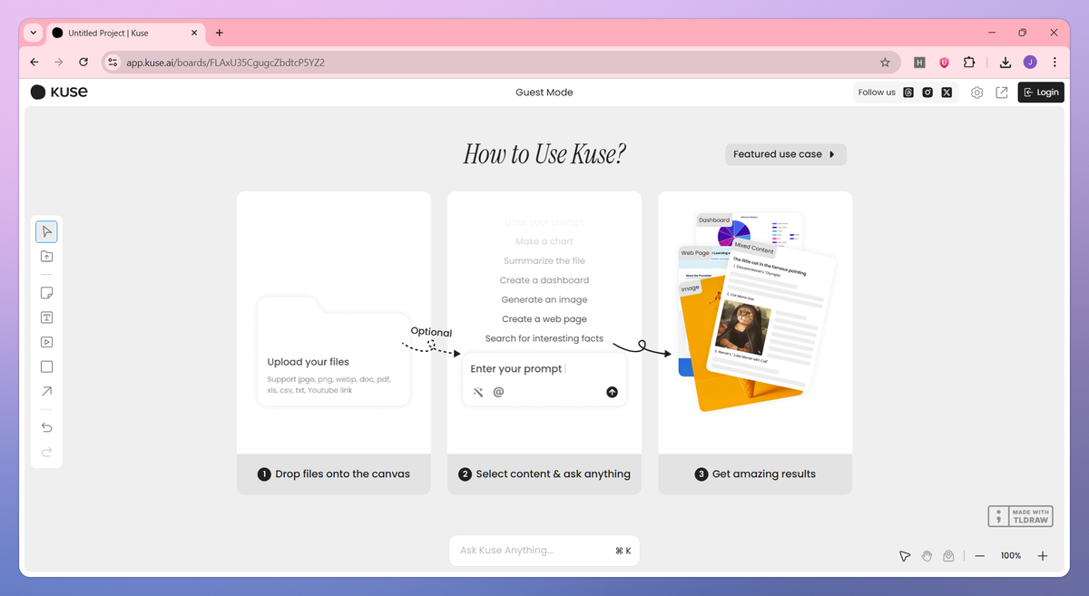 Kuse AI screenshot