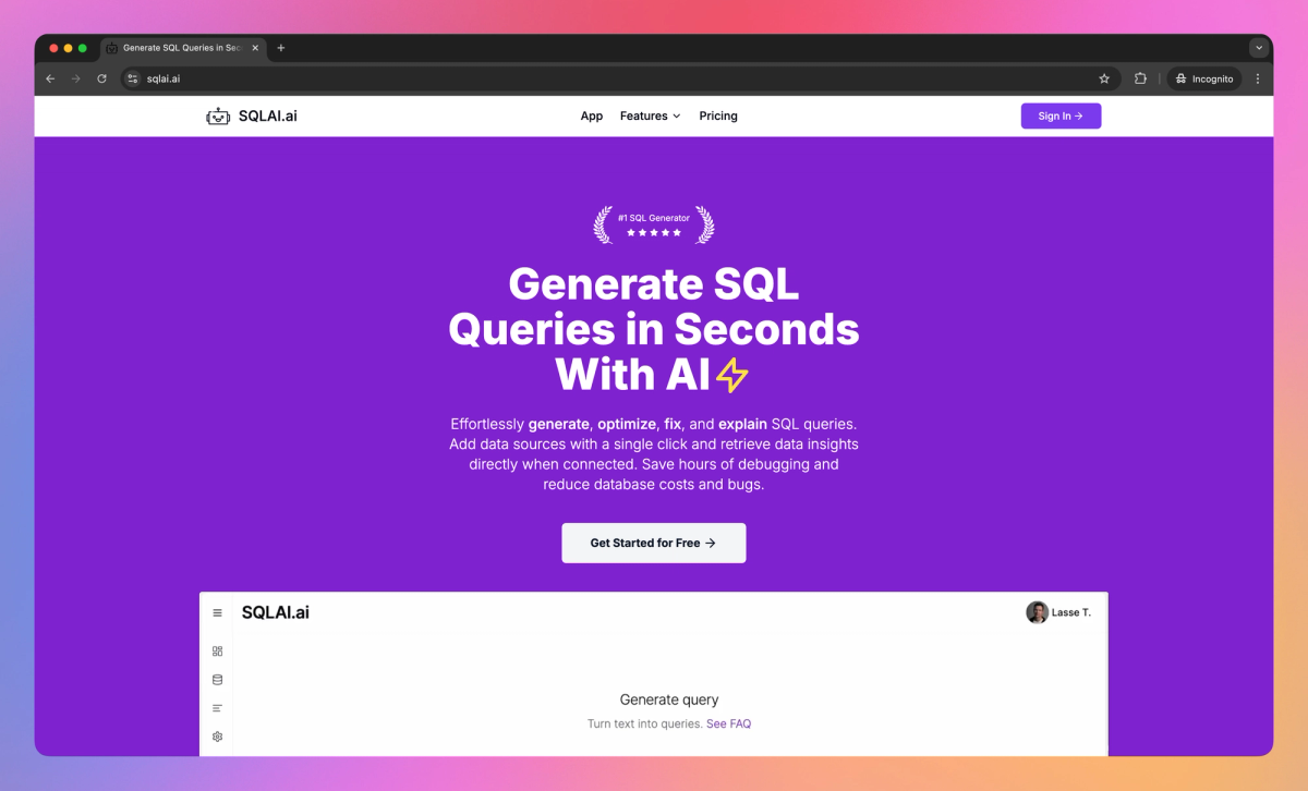 SQLAI.AI screenshot #1
