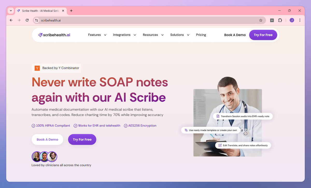Scribe Health screenshot #1