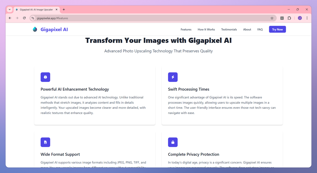 Gigapixel AI screenshot #2